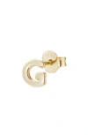 Adornia Fine Initial Stud Earrings