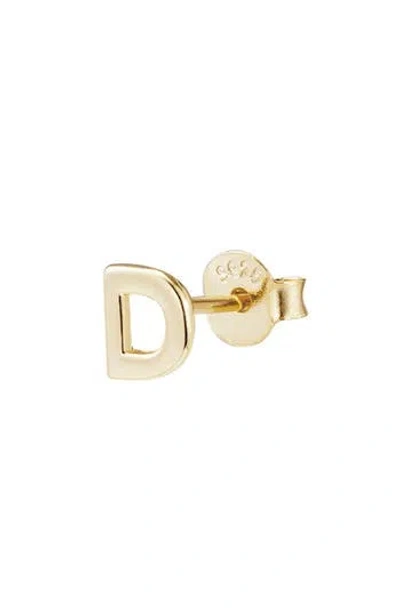 Adornia Fine Initial Stud Earrings