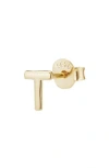 Adornia Fine Initial Stud Earrings