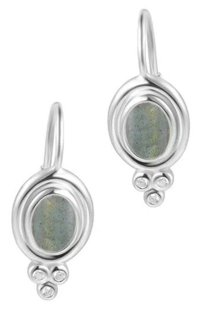 Adornia Fine Labradorite Drop Earrings In Metallic