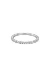 Adornia Fine Pavé Cz Eternity Band Ring