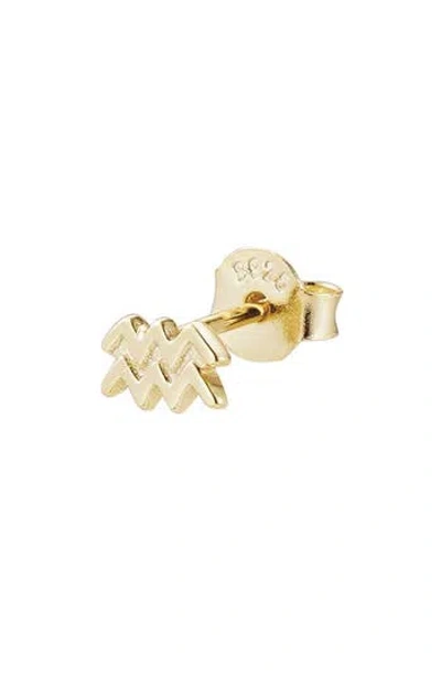 Adornia Fine Zodiac Sign Stud Earring