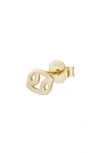 Adornia Fine Zodiac Sign Stud Earring
