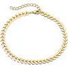 Adornia Fishtail Chain Anklet