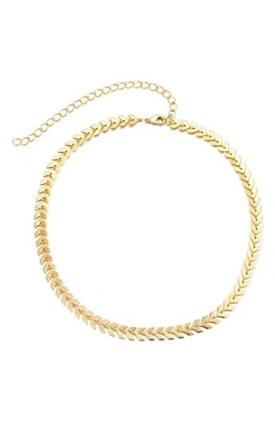 Adornia Fishtail Chain Necklace