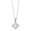 Adornia Flower Mother Of Pearl Necklace In White