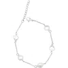 Adornia Tarnish Resistant Adjustable Station Cultured Freshwater Pearl Bracelet In Silver