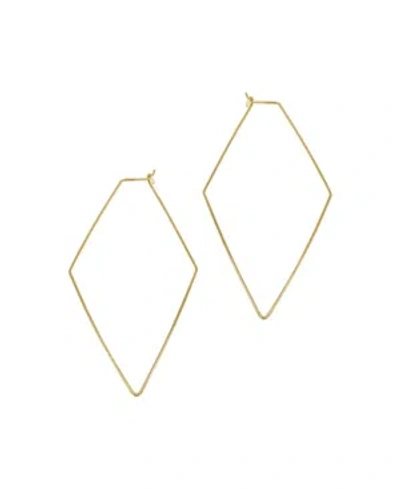 Adornia Geometric Hoops Earrings In Yellow Gold-tone
