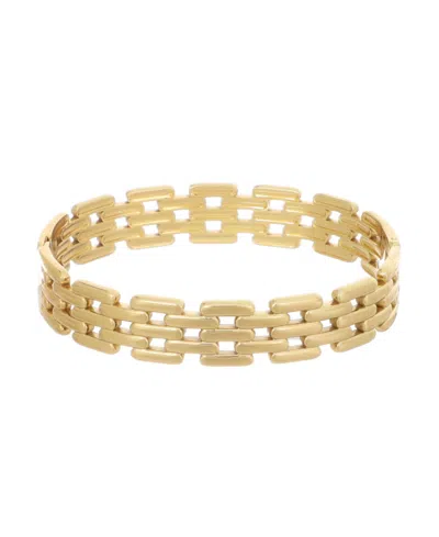 Adornia Gold Chain Cuff With Invisible Clasp Bracelet