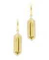 Adornia Elongated Hexagon Drop Earrings In Gold