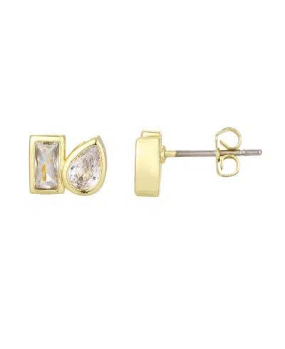 Adornia Gold Cubic Zirconia Opera Earrings