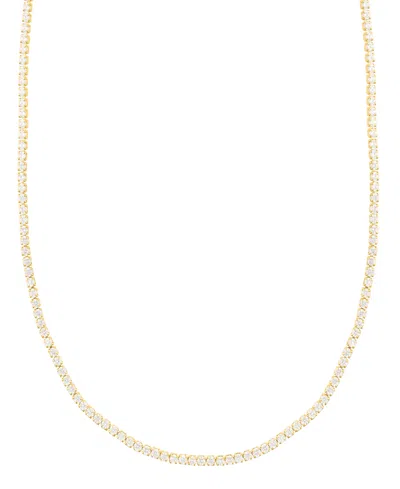 Adornia Gold Micro Tennis Necklace