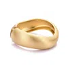 Adornia Plated Organic Chunky Bangle Bracelet In Gold