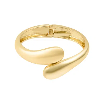 Adornia Gold Plated Overlapping Cuff