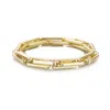 Adornia Gold Plated Rectangle Paperclip Chain Bracelet In Gold