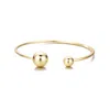 Adornia Plated Spheres Cuff Bracelet In Gold