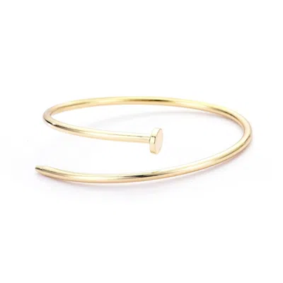 ADORNIA GOLD PLATED THIN NAIL CUFF