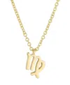 Adornia Zodiac Sign Pendant Necklace In Gold