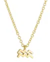 Adornia Zodiac Sign Pendant Necklace In Gold