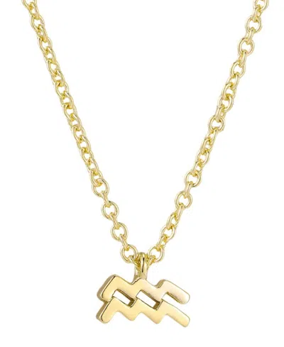 ADORNIA GOLD PLATED ZODIAC NECKLACE