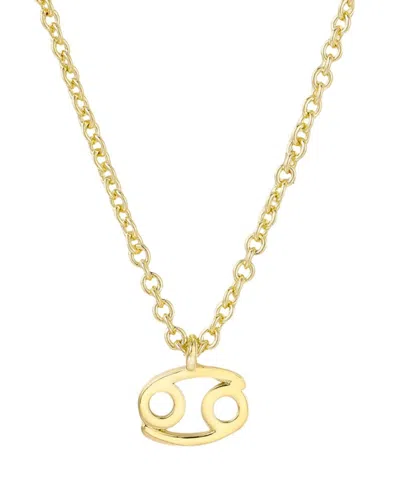 ADORNIA GOLD PLATED ZODIAC NECKLACE