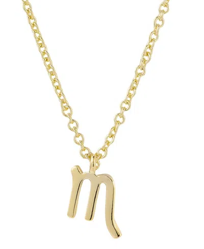 Adornia Zodiac Sign Pendant Necklace In Gold