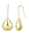 Adornia 14k Plated Rain Drop Wire Earrings In Gold