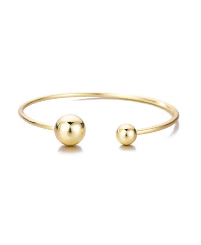 ADORNIA GOLD SPHERES CUFF BRACELET