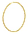 ADORNIA GOLD WHEAT HERRINGBONE CHAIN NECKLACE