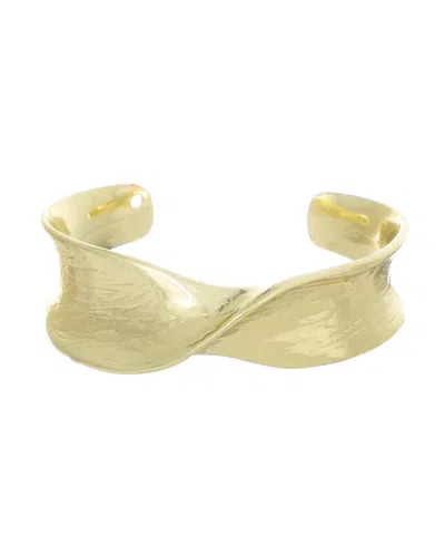Adornia Gold-plated Twist Cuff Bracelet