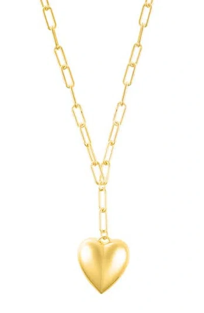 Adornia Heart Pendant Necklace In Gold