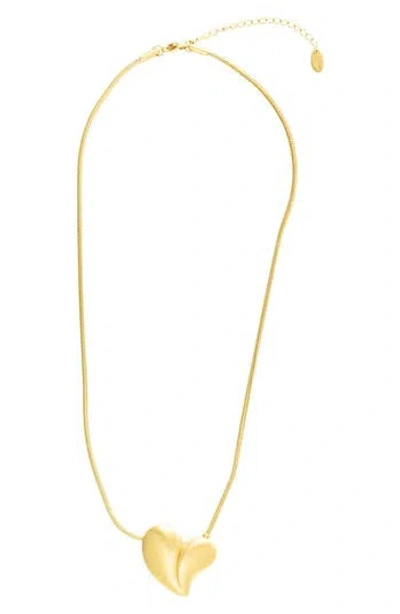 Adornia Heart Pendant Necklace In Gold