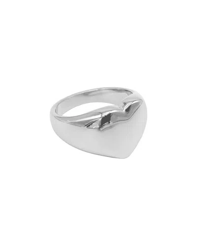 Adornia Heart Signet Ring