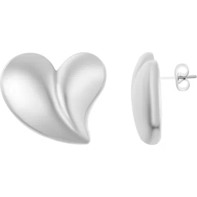 ADORNIA ADORNIA WATER RESISTANT HEART STUD EARRINGS
