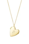 Adornia Initial Heart Pendant Necklace