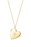 Adornia Initial Heart Pendant Necklace