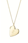 Adornia Initial Heart Pendant Necklace