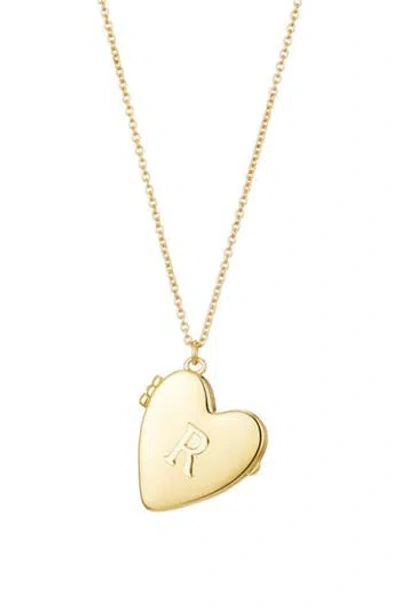 Adornia Initial Heart Pendant Necklace