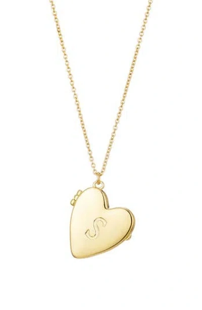 Adornia Initial Heart Pendant Necklace
