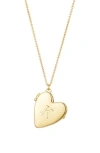 Adornia Initial Heart Pendant Necklace