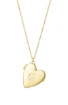 Adornia Initial Heart Pendant Necklace