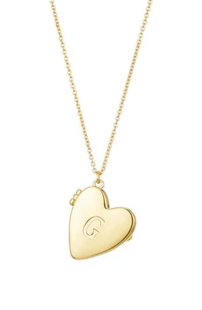 Adornia Initial Heart Pendant Necklace