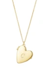 Adornia Initial Heart Pendant Necklace