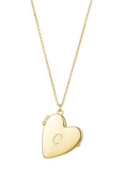 Adornia Initial Heart Pendant Necklace