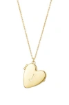 Adornia Initial Heart Pendant Necklace