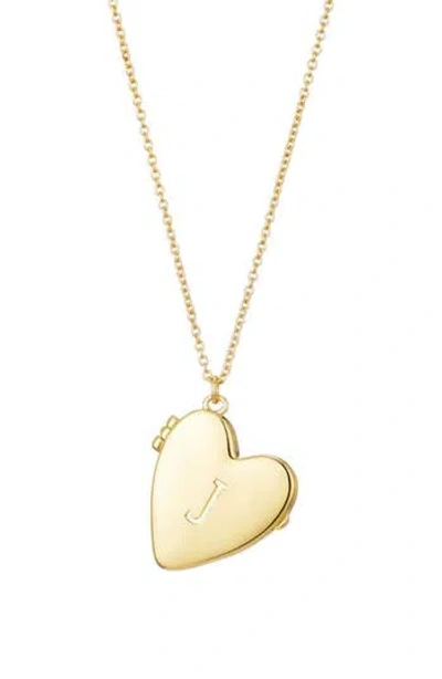 Adornia Initial Heart Pendant Necklace