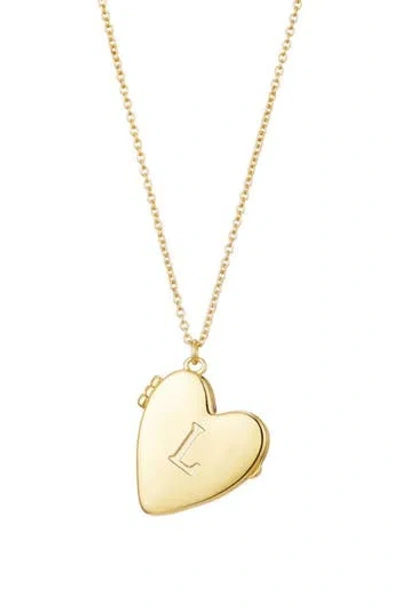 Adornia Initial Heart Pendant Necklace