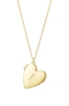 Adornia Initial Heart Pendant Necklace