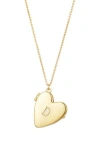 Adornia Initial Heart Pendant Necklace