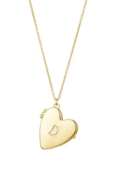 Adornia Initial Heart Pendant Necklace